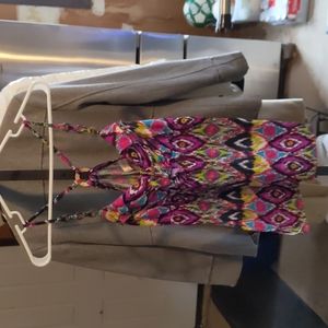 Colorful unique tank top